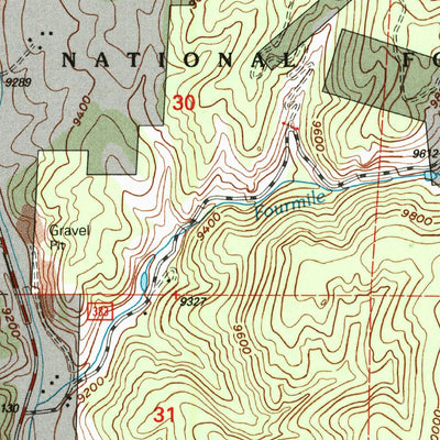 United States Geological Survey Divide, CO (1994, 24000-Scale) digital map