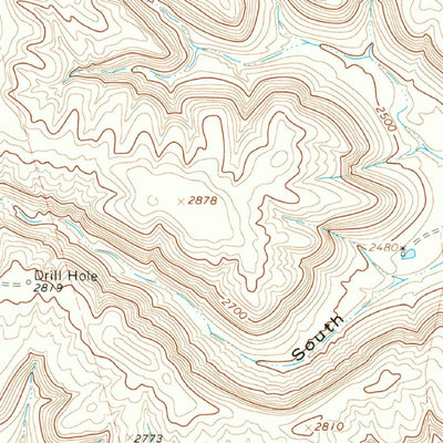 United States Geological Survey Divide Country, TX (1967, 24000-Scale) digital map