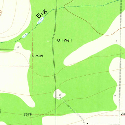United States Geological Survey Divide Draw, TX (1970, 24000-Scale) digital map