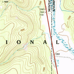 United States Geological Survey Divide Lake, WY-MT (2000, 24000-Scale) digital map