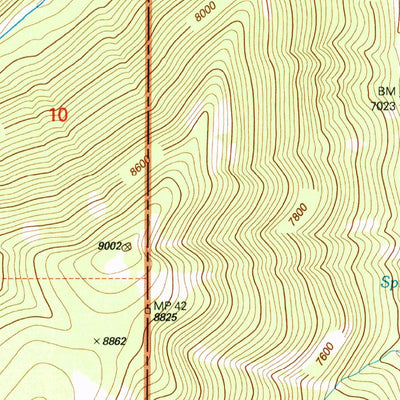 United States Geological Survey Divide Lake, WY-MT (2000, 24000-Scale) digital map