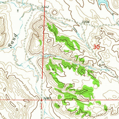 United States Geological Survey Divide School, MT (1973, 24000-Scale) digital map
