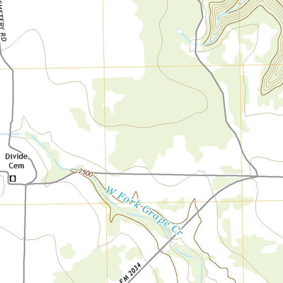 United States Geological Survey Divide, TX (2022, 24000-Scale) digital map