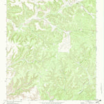United States Geological Survey Divide Well Draw, TX (1970, 24000-Scale) digital map