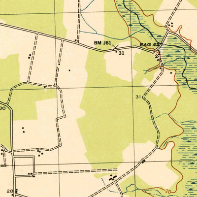 United States Geological Survey Dividing Creek, MD (1943, 31680-Scale) digital map