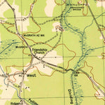 United States Geological Survey Dividing Creek, MD (1943, 31680-Scale) digital map