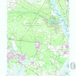 United States Geological Survey Dividing Creek, NJ (1956, 24000-Scale) digital map