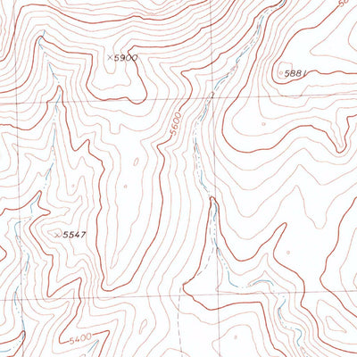 United States Geological Survey Division Peak, NV (1980, 24000-Scale) digital map