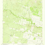 United States Geological Survey Divot, TX (1974, 24000-Scale) digital map