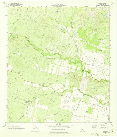 United States Geological Survey Divot, TX (1974, 24000-Scale) digital map