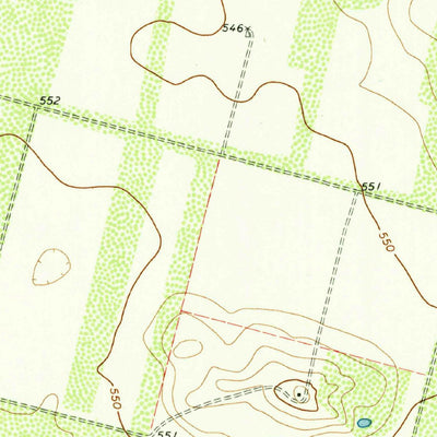 United States Geological Survey Divot, TX (1974, 24000-Scale) digital map