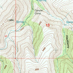 United States Geological Survey Dix Creek, AZ (1997, 24000-Scale) digital map