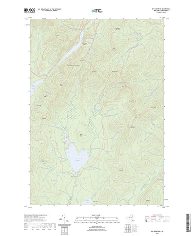 United States Geological Survey Dix Mountain, NY (2023, 24000-Scale) digital map
