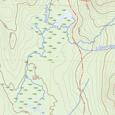 United States Geological Survey Dix Mountain, NY (2023, 24000-Scale) digital map