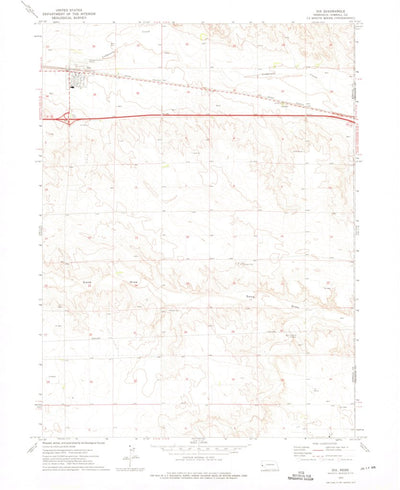 United States Geological Survey Dix, NE (1972, 24000-Scale) digital map