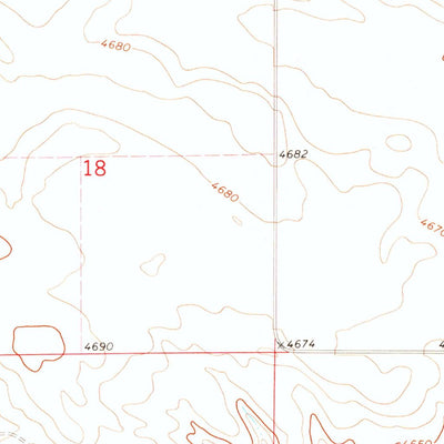 United States Geological Survey Dix, NE (1972, 24000-Scale) digital map