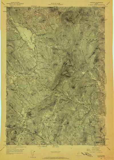 United States Geological Survey Dixfield, ME (1956, 48000-Scale) digital map