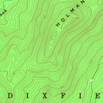 United States Geological Survey Dixfield, ME (1968, 24000-Scale) digital map