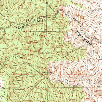 United States Geological Survey Dixie Hot Springs NE, NV (1990, 24000-Scale) digital map