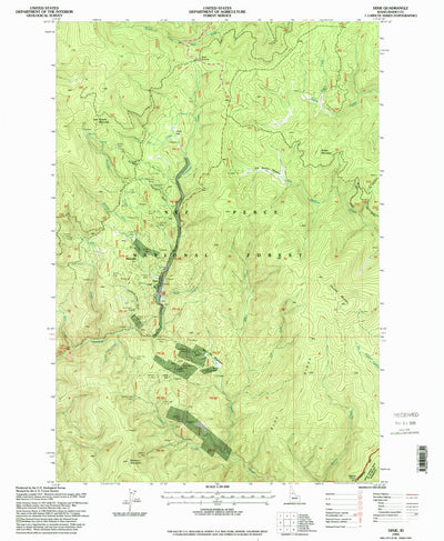 United States Geological Survey Dixie, ID (1995, 24000-Scale) digital map