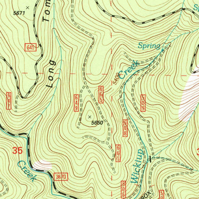 United States Geological Survey Dixie Meadows, OR (1996, 24000-Scale) digital map