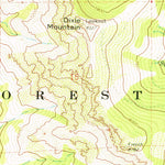 United States Geological Survey Dixie Mountain, CA (1972, 24000-Scale) digital map