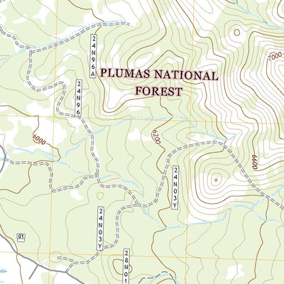 United States Geological Survey Dixie Mountain, CA (2021, 24000-Scale) digital map