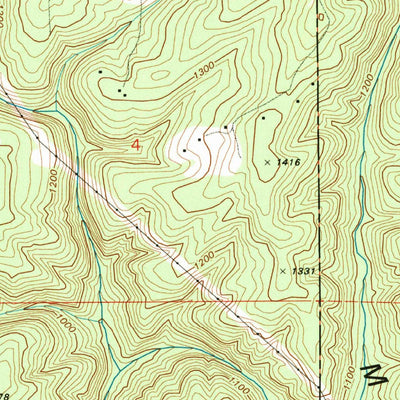 United States Geological Survey Dixie Mountain, OR (1990, 24000-Scale) digital map