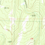 United States Geological Survey Dixie Peak, CA (1983, 24000-Scale) digital map