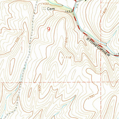 United States Geological Survey Dixie, WA (1966, 24000-Scale) digital map