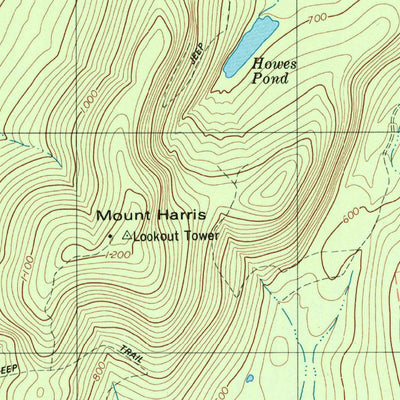 United States Geological Survey Dixmont, ME (1982, 24000-Scale) digital map