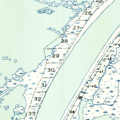 United States Geological Survey Dixon Bay, LA (1954, 31680-Scale) digital map