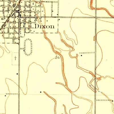 United States Geological Survey Dixon, CA (1916, 31680-Scale) digital map