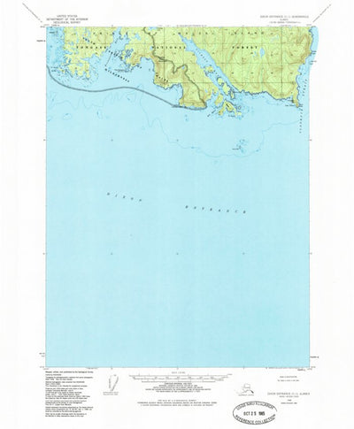 United States Geological Survey Dixon Entrance C-1, AK (1948, 63360-Scale) digital map