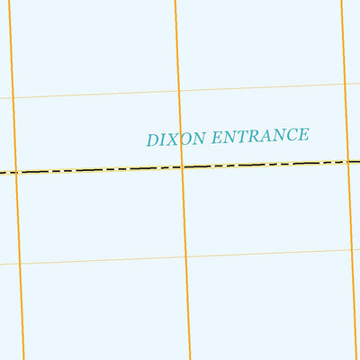 United States Geological Survey Dixon Entrance C-1 OE E NW, AK (2021, 25000-Scale) digital map
