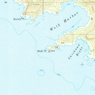 United States Geological Survey Dixon Entrance C-3, AK (1948, 63360-Scale) digital map