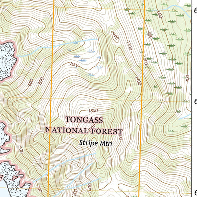 United States Geological Survey Dixon Entrance C-3 NW, AK (2021, 25000-Scale) digital map