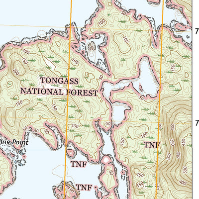 United States Geological Survey Dixon Entrance D-2 SE, AK (2021, 25000-Scale) digital map