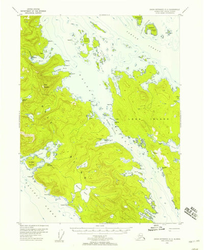 United States Geological Survey Dixon Entrance D-3, AK (1948, 63360-Scale) digital map