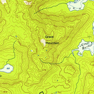 United States Geological Survey Dixon Entrance D-3, AK (1948, 63360-Scale) digital map