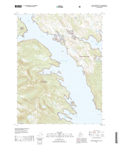 United States Geological Survey Dixon Entrance D-3 SE, AK (2017, 25000-Scale) digital map