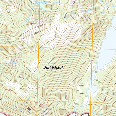 United States Geological Survey Dixon Entrance D-4 NE, AK (2021, 25000-Scale) digital map