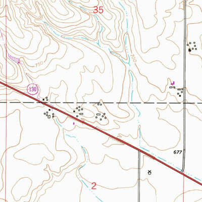 United States Geological Survey Dixon, IA (1953, 24000-Scale) digital map