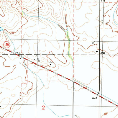 United States Geological Survey Dixon, IA (1991, 24000-Scale) digital map