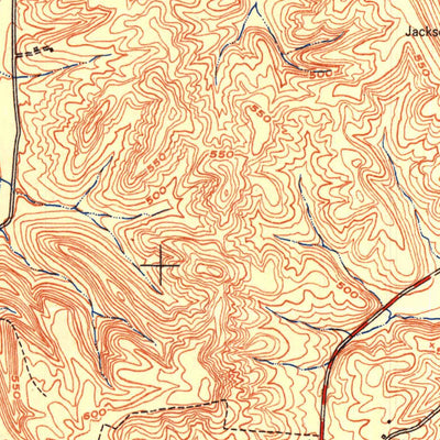 United States Geological Survey Dixon, KY (1951, 24000-Scale) digital map