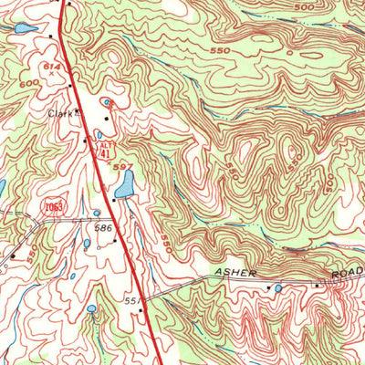 United States Geological Survey Dixon, KY (1969, 24000-Scale) digital map