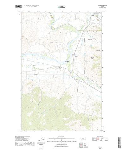 United States Geological Survey Dixon, MT (2020, 24000-Scale) digital map