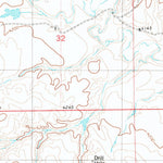 United States Geological Survey Dixon Ranch, WY (1981, 24000-Scale) digital map