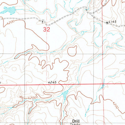 United States Geological Survey Dixon Ranch, WY (1981, 24000-Scale) digital map