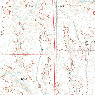 United States Geological Survey Dixon Ranch, WY (1981, 24000-Scale) digital map